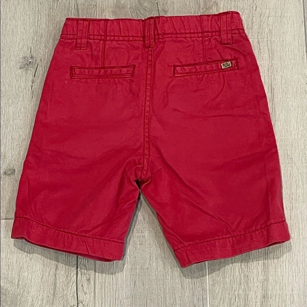 Ruum Kids Boys Red Shorts Size 5Y 100% Cotton